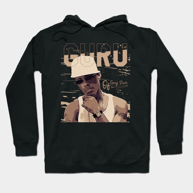 Guru of Gang Starr Hoodie by Degiab